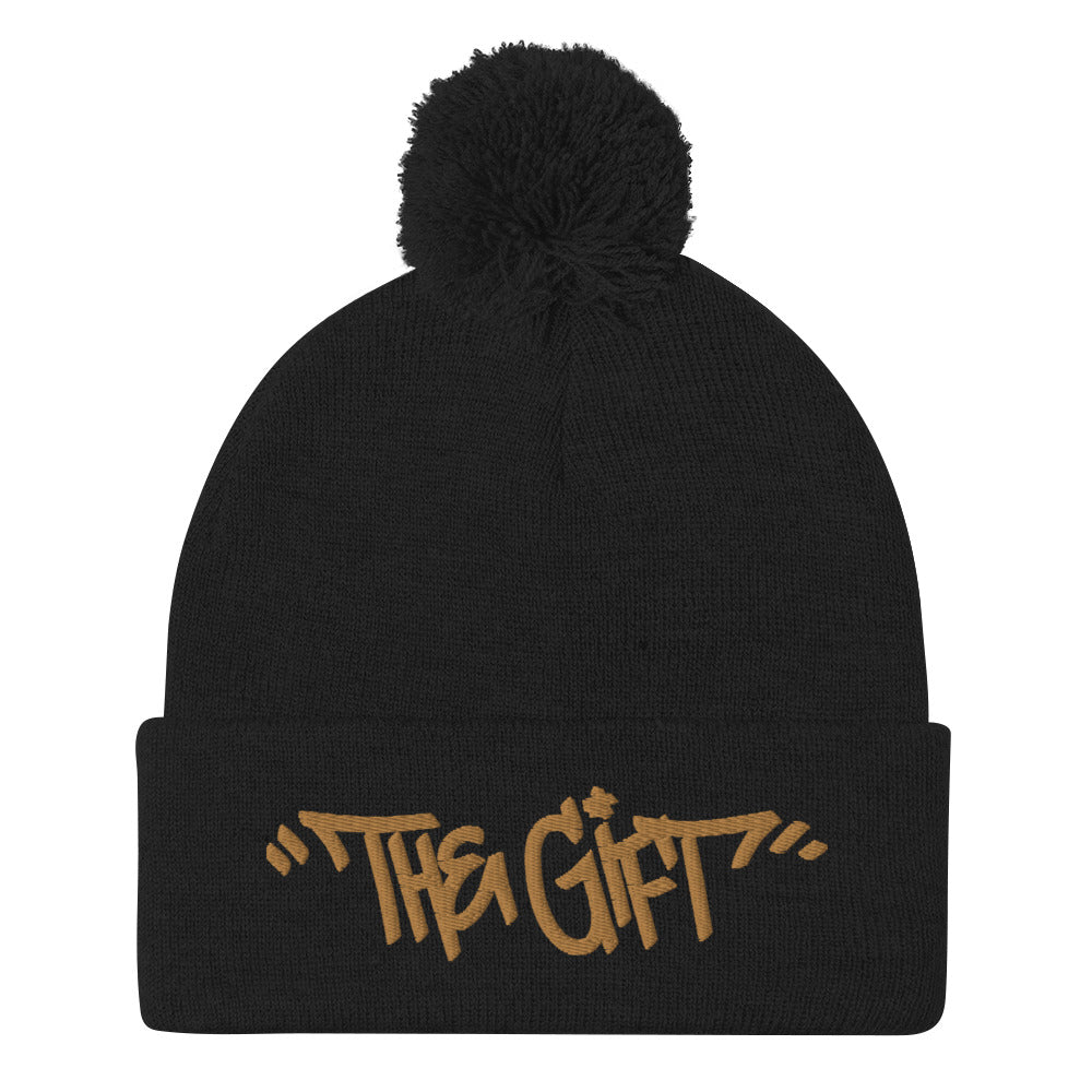 "The Gift" Pom-Pom Beanie